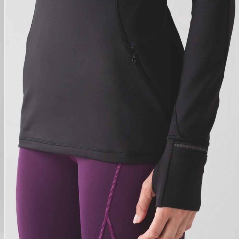 Lululemon first mile 1/2 zip - Picture 3 of 10